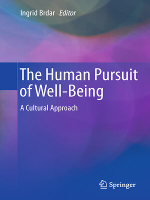 cover image of The Human Pursuit of Well-Being